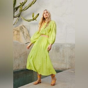 Velvet by Graham & Spencer Yara Cotton Eyelet Set, size xs/s